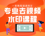 专业去视频水印教程 静态水印、动态水印、文字水印、图片水印一套教程通通搞定-易得个人分享