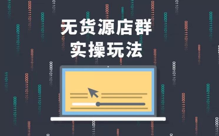 无货源店群实操玩法，蓝海选品的独特思路，店群软件操作方法（45节视频课）-易得个人分享