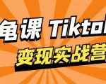 龟课·TikTok变现实战训练营线上第1期，多种变现模式，轻松赚美刀-易得个人分享