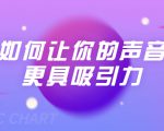 刘琪·如何让你的声音更具吸引力(20节课-完结)-易得个人分享