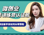 微创业全能训练营认证班课程,从理论知识与实际案例手把手指导创业新手如何从零到有-易得个人分享