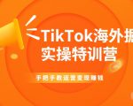 TikTok海外掘金实操特训营：手把手教运营变现赚钱-易得个人分享