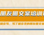 朋友圈文案培训课，听了就会写，写了就会卖的朋友圈文案课-易得个人分享