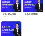 湛北·抖音小店入门进阶高阶合集，八大玩法打造百万店铺-易得个人分享