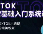 Tiktok实操进阶课程，体验从tiktok小透明到大佬的完美蜕变-易得个人分享