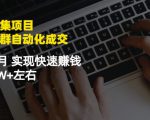 虚拟图集项目：矩阵站群自动化成交，3-5个月实现快速赚钱月入1W+左右-易得个人分享