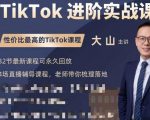 大山老师TikTok进阶实战课：账号详解，流量运营，实战变现，助力你成功出海-易得个人分享