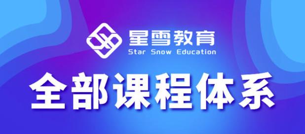 星雪教育淘系高级班，更全的运营提升方案，零基础由浅入深，店铺最新玩法-易得个人分享