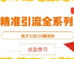 闲鱼精准引流全系列课程,每天引流100精准粉【视频课程】-易得个人分享