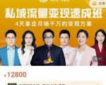 桔子会·私域流量变现速成班，4天拿走月销千万的变现方案 价值12800元-易得个人分享