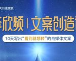 李欣频|文案创造课，0基础可报10天写出“看到就想转”的自媒体文案-易得个人分享