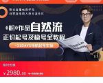 0粉0作品自然流正价起号及稳号全教程,专业自然流起号机构流程化教学(价值2980元)-易得个人分享