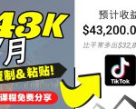 2022抖音国际版Tiktok赚钱项目:每天上传一个视频就轻松月入$43200-易得个人分享