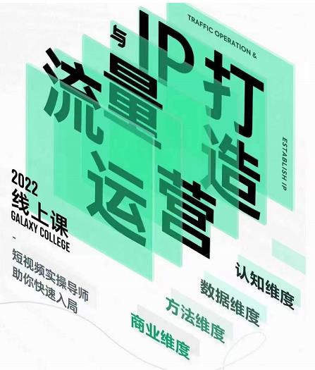 大蓝流量运营&个人ip打造课，短视频带货/爆款文案/流量运营/直播入门/镜头变现/流量商业-易得个人分享