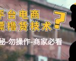 外面收费2980的全平台电商白嫖撸货技术(仅揭秘勿操作-商家防范必看)-易得个人分享