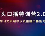 镜头口播特训营2.0版,学习文案编导以及拍摄口播能力(50节课时)-易得个人分享