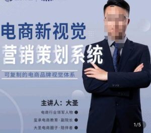 大圣·电商新视觉营销策划系统，可复制的电商品牌视觉识别系统-易得个人分享