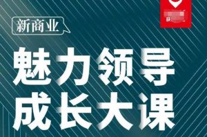 张琦·新商业魅力领导成长大课2023新版，高效管理必修课（30节）-易得个人分享