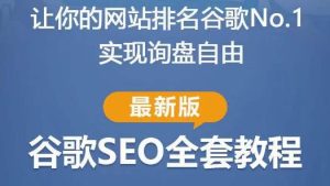 谷歌SEO实战教程：如何让你的网站在谷歌排名第一，内容从入门到高阶，适合个人及团队-易得个人分享