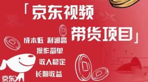 京东视频带货项目+图文带货种草，成本低，利润高，操作简单收入稳定-易得个人分享