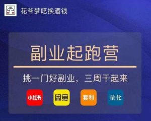 花爷-副业起跑营第2期，挑一门好副业，三周干起来（闲鱼｜小红书｜量化｜套利）-易得个人分享