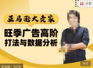 阿甘·亚马逊大卖家广告高阶打法与数据分析，走出传统广告误区；揭秘大卖惯用打法；数据驱动广告决策-易得个人分享