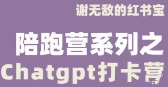 谢无敌ChatGPT打卡营，教你更好地使用ChatGPT来提高工作效率-易得个人分享