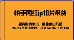 2023爆火的快手网红IP切片，号称日佣5000＋的蓝海项目，二驴的独家授权-易得个人分享