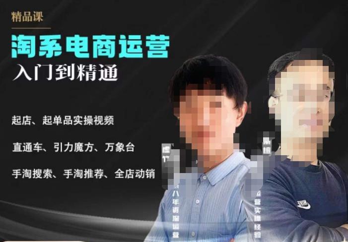 2023手淘搜索实操课+体系化课程，​起店起单品实操视频课程-易得个人分享