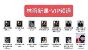 林雨新课VIP频道，玩赚私域/朋友圈/社群-易得个人分享