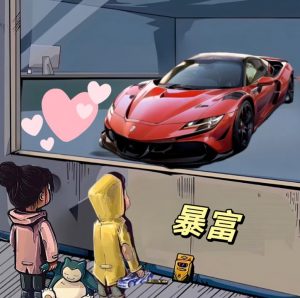 拆解橱窗看车男孩汽车头像制作课程，视频版一条龙实操玩法分享给你-易得个人分享