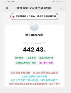 盲盒交友5.0，男粉变现实操项目，亲测变现效果极好【揭秘】-易得个人分享