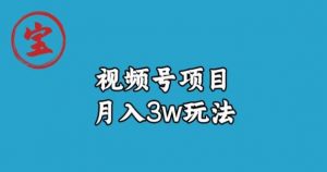 宝哥视频号无货源带货视频月入3w，详细复盘拆解-易得个人分享