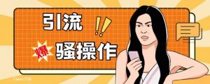 最新引流骚操作，单账号日引50-100，简单粗暴，适合于小白各行各业都可以进行操作，精准粉丝加到爆-易得个人分享