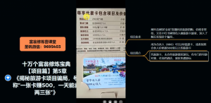 十万个富翁修炼宝典之5.揭秘旅游卡项目骗局，号称“一张卡赚500，一天能卖两三张”-易得个人分享