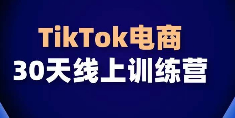 TikTok电商带货30天线上课，不可错过的全球流量洼地！-易得个人分享