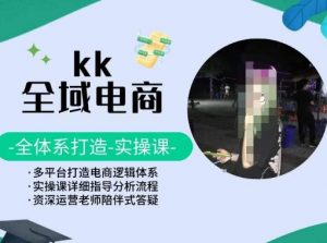 KK全域电商，全体系打造实操课，多平台打造电商逻辑体系-易得个人分享
