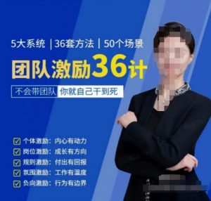 黄景：团队激励36计-Get职场竞争力，进阶管理高手-易得个人分享