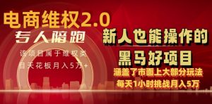 电商维权 4.0 如何做到月入 5 万+每天 1 小时新人也能快速上手【仅揭秘】-易得个人分享