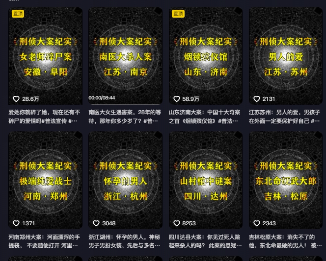 大案纪实解说课，2024年最新抖音大案教学教程-易得个人分享