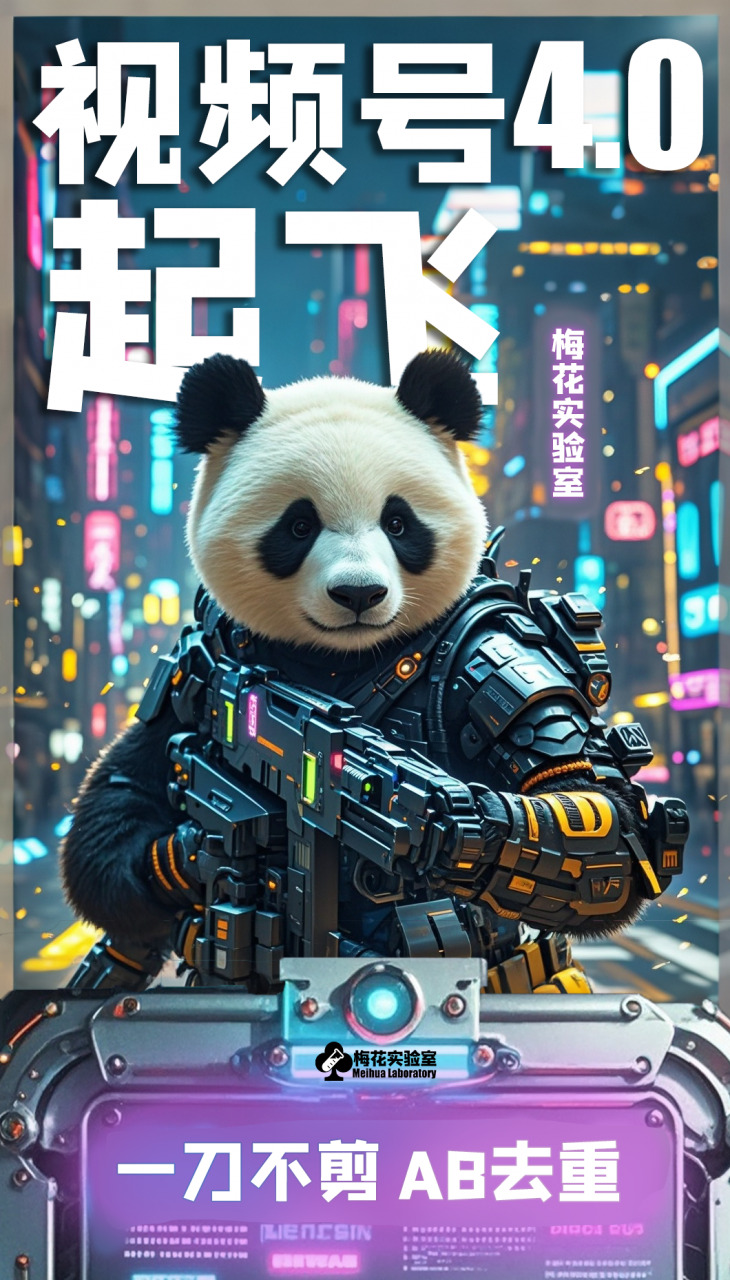 梅花实验窒微信视频号连怼玩法技巧起飞4.0一键AB破解版【揭秘】-易得个人分享