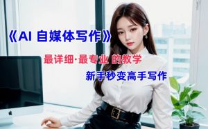AI自媒体文章创作全网最详细教程，新手秒变写作高手，多方位发展-易得个人分享
