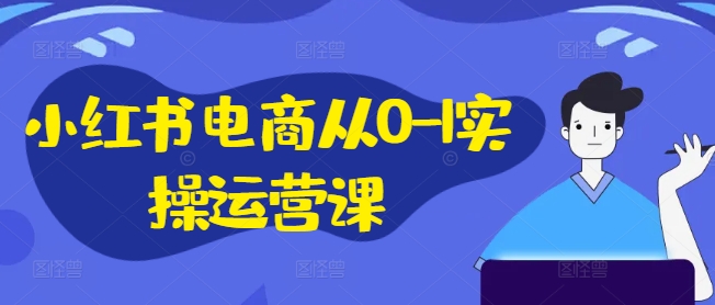 小红书电商从0-1实操运营课，小红书手机实操小红书/IP和私域课/小红书电商电脑实操板块等-易得个人分享