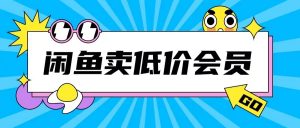 外面收费998的闲鱼低价充值会员搬砖玩法号称日入200+-易得个人分享