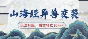 山海经异兽变装，玩法升级，播放轻松10万+-易得个人分享