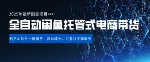 【闲鱼全自动电商带货】三年磨一剑，一朝露锋芒，长期稳定项目，单日稳定变现5张【揭秘】-易得个人分享