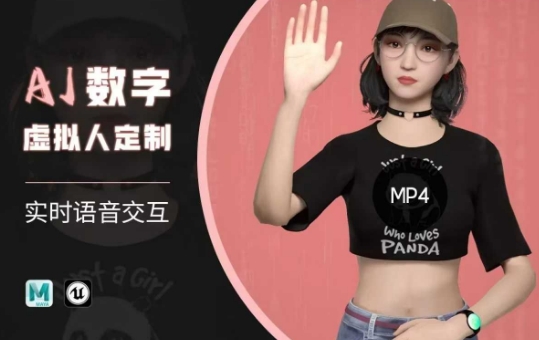 Ai数字人虚拟(智能体)实时语音交互特训营，​自行定制超写实角色AI数字人交互技术-易得个人分享