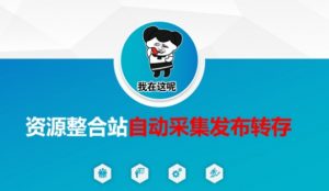 资源整合站自动采集发布转存，解放双手-易得个人分享