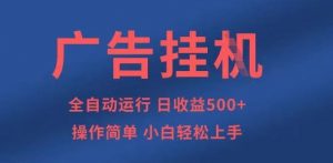 广告挂G全自动5张+项目，操作简单，小白轻松上手【揭秘】-易得个人分享