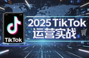 2025TikTok电商运营，掌握TikTok店铺运营核心技巧，实现低成本高转化-易得个人分享